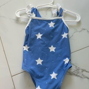 Blue Star Patterned Swimsuit